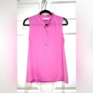 LOFT Pink Sleeveless Blouse